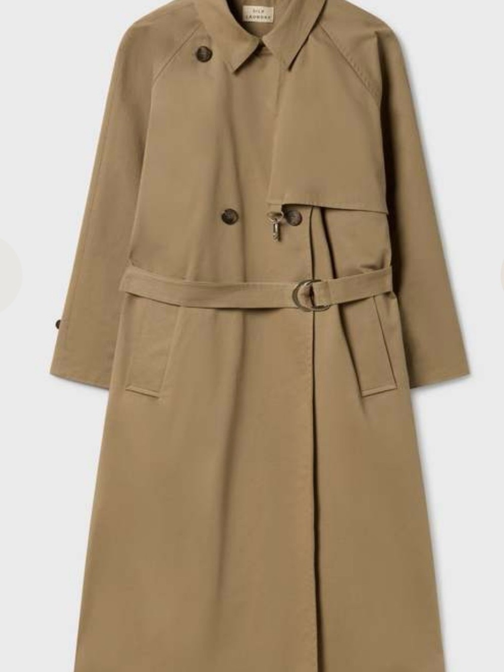 Silk Laundry The Italian Trench Coat XS NWT